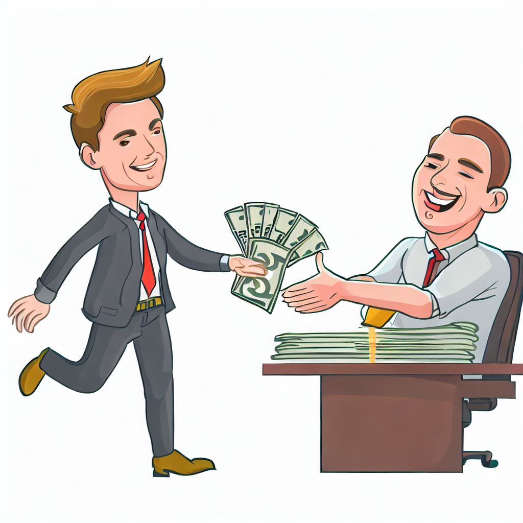 Employer paying employee an increased salary
