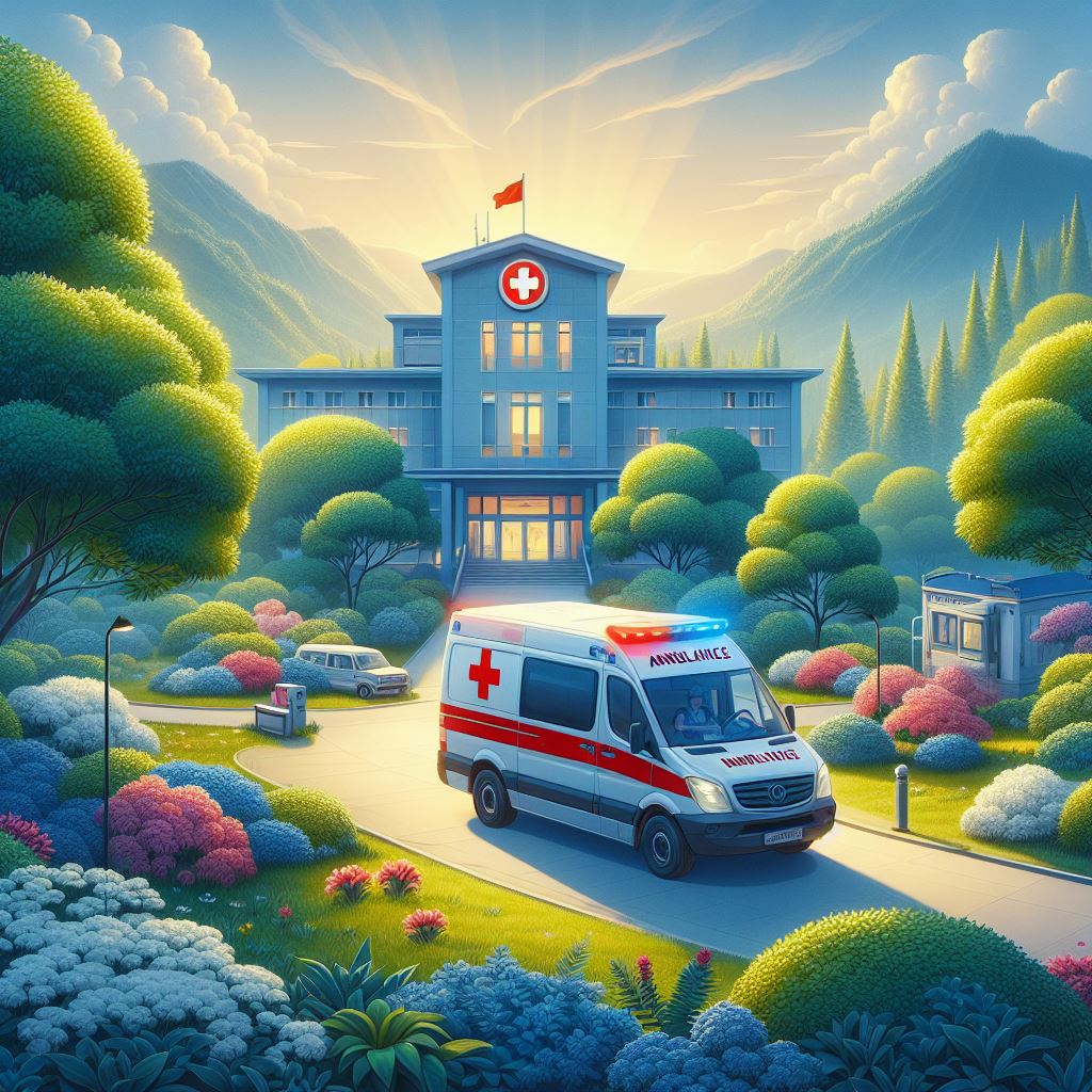 Ambulance at Hospital